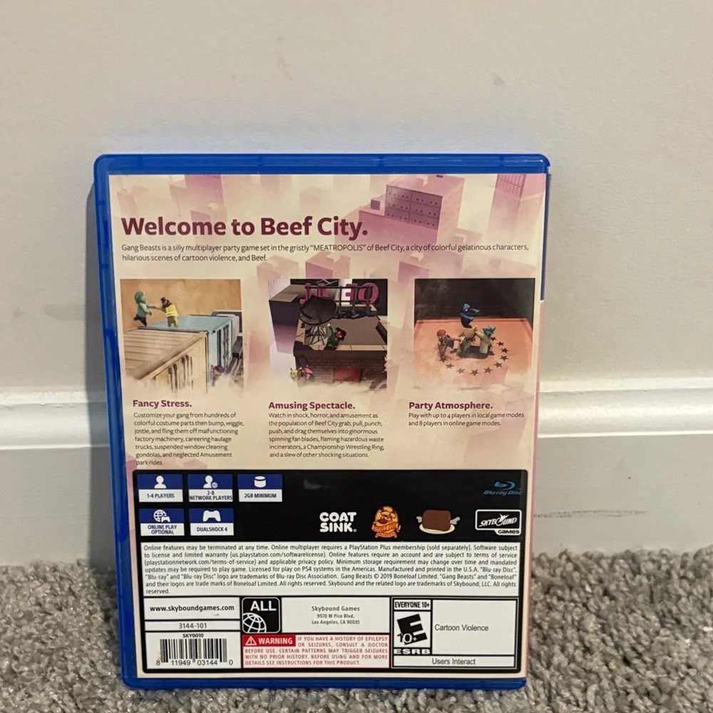 Gnag beast Game Case - Blue